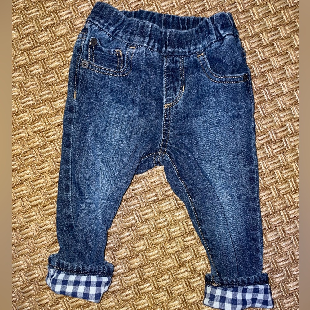Baby Gap plaid jeans